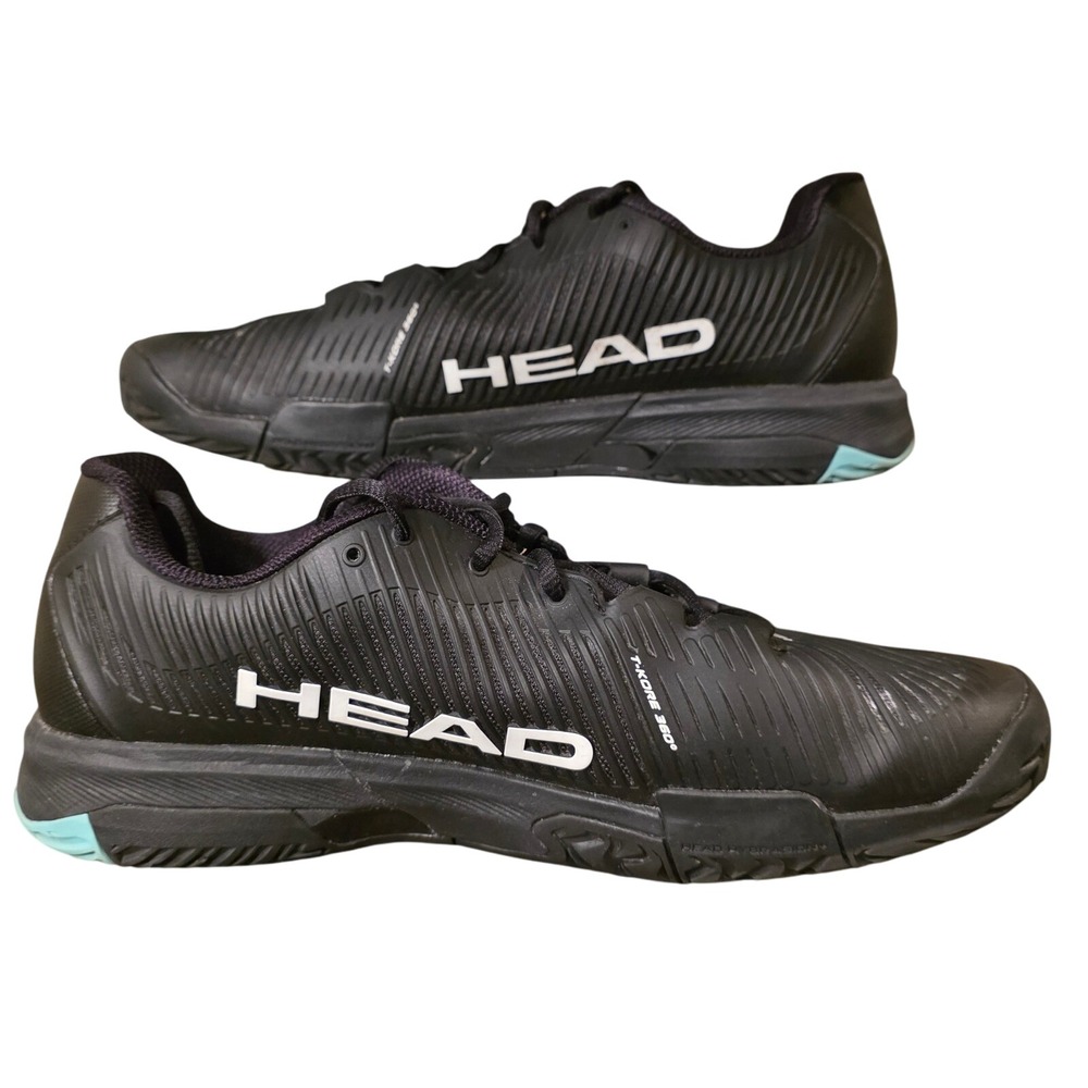HEAD Revolt Pro 4.0 Men's Black Tennis Shoes Size‎ 11.5 US